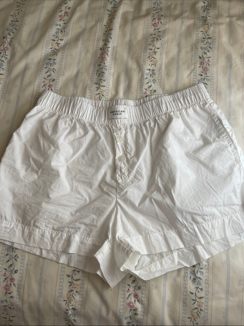 American Eagle Outfitters White Lounge Boxer Shorts